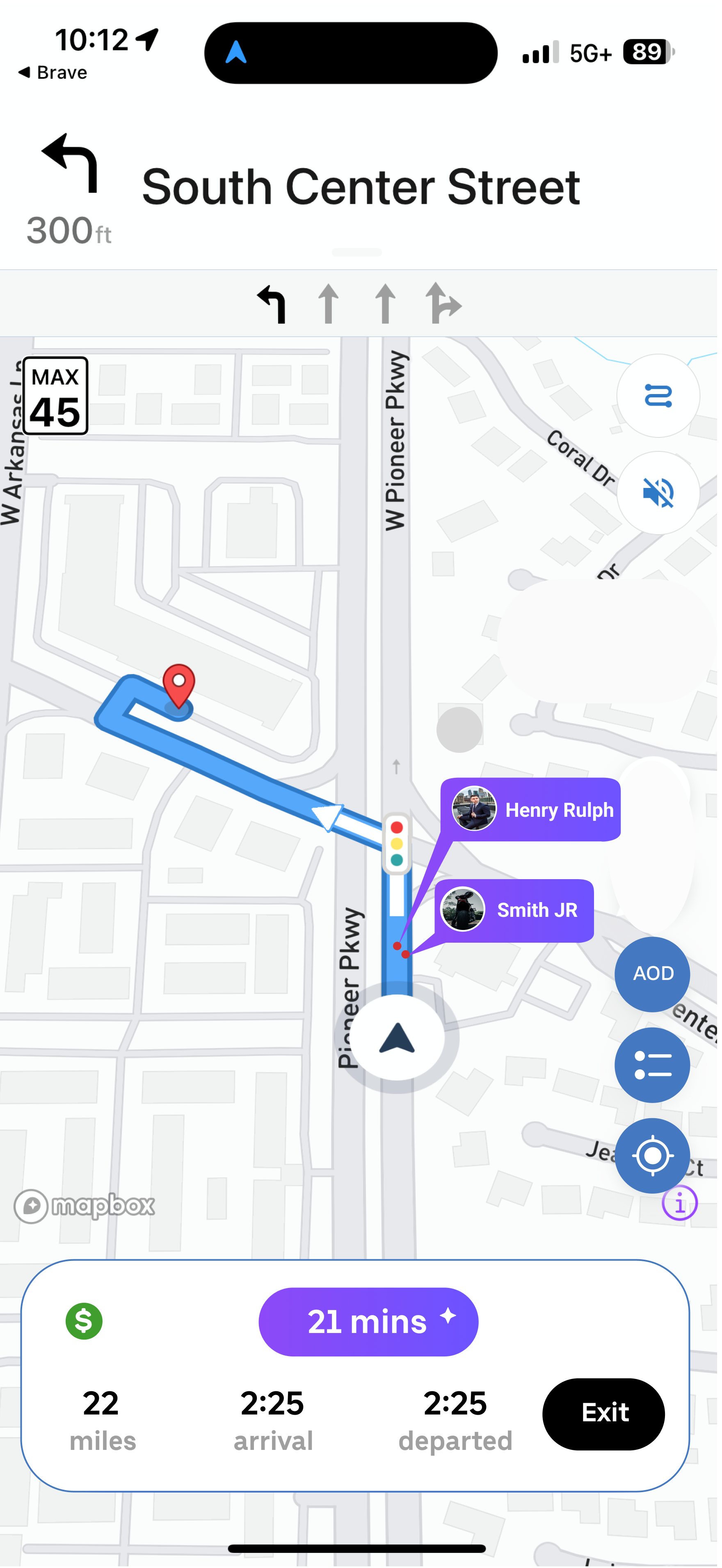 TagWheel AI Navigation Screen